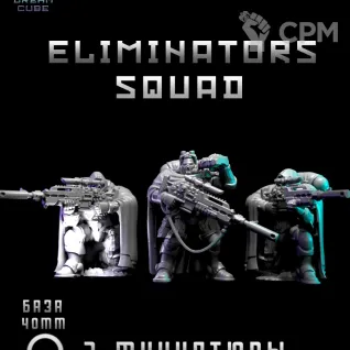 Описание картинки Eliminator Squad от DREAMCUBE по цене 470руб | Свободный Рынок Миниатюр - СРМ