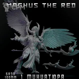 Описание картинки Magnus The Red от DREAMCUBE по цене 1 550руб | Свободный Рынок Миниатюр - СРМ