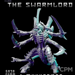 Описание картинки The Swarmlord от DREAMCUBE по цене 600руб | Свободный Рынок Миниатюр - СРМ