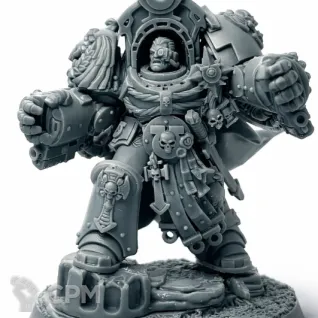Описание картинки Calgar in Armour of Antilochus от DREAMCUBE по цене 550руб | Свободный Рынок Миниатюр - СРМ