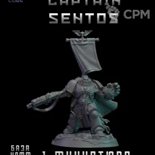 Описание картинки Captain Sentos от DREAMCUBE по цене 340руб | Свободный Рынок Миниатюр - СРМ