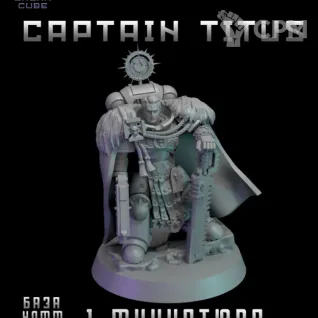 Описание картинки Capitan Titus от DREAMCUBE по цене 330руб | Свободный Рынок Миниатюр - СРМ