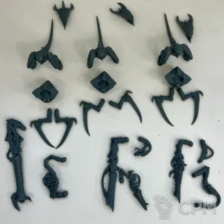 Описание картинки Tyranid Warriors With Ranged Bio-weapons от DREAMCUBE по цене 630руб | Свободный Рынок Миниатюр - СРМ