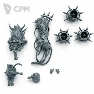 Описание картинки Foetid Bloat-drone with Heavy Blight Launcher от DREAMCUBE по цене 700руб | Свободный Рынок Миниатюр - СРМ