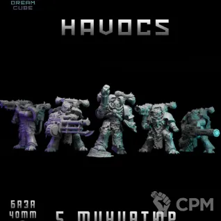 Описание картинки Havocs от DREAMCUBE по цене 700руб | Свободный Рынок Миниатюр - СРМ