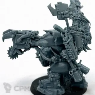 Описание картинки Warboss with Attack Squig от DREAMCUBE по цене 400руб | Свободный Рынок Миниатюр - СРМ