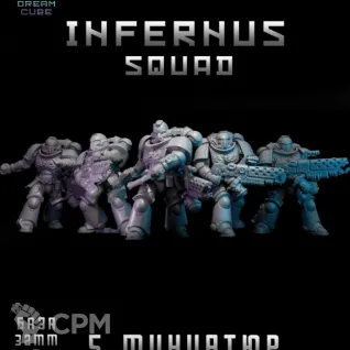 Описание картинки Infernus Squad от DREAMCUBE по цене 580руб | Свободный Рынок Миниатюр - СРМ