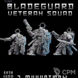 Описание картинки Bladeguard Veterans Squad от DREAMCUBE по цене 500руб | Свободный Рынок Миниатюр - СРМ