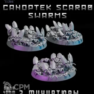 Описание картинки Canoptek Scarab Swarms от DREAMCUBE по цене 440руб | Свободный Рынок Миниатюр - СРМ