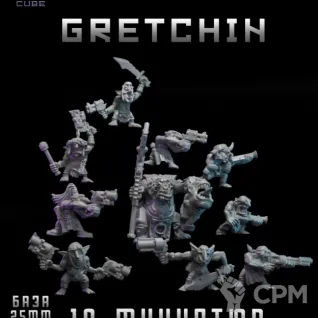 Описание картинки Gretchin от DREAMCUBE по цене 500руб | Свободный Рынок Миниатюр - СРМ