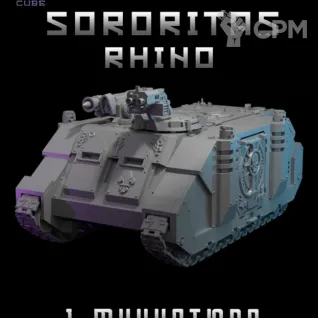 Описание картинки Sororitas Rhino от DREAMCUBE по цене 1 100руб | Свободный Рынок Миниатюр - СРМ