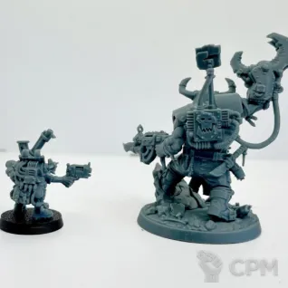 Описание картинки Warboss от DREAMCUBE по цене 600руб | Свободный Рынок Миниатюр - СРМ