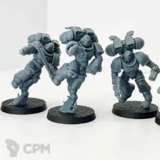 Описание картинки Assault Intercessors With Jump Packs от DREAMCUBE по цене 650руб | Свободный Рынок Миниатюр - СРМ