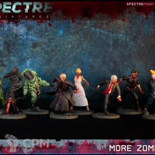 Описание картинки Zombies от Manufactorum76 по цене 1 280руб | Свободный Рынок Миниатюр - СРМ