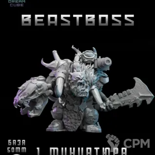 Описание картинки Beastboss от DREAMCUBE по цене 440руб | Свободный Рынок Миниатюр - СРМ
