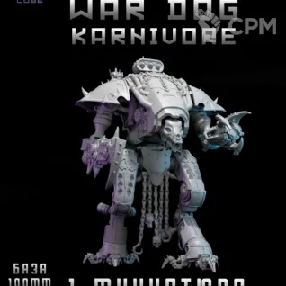 Описание картинки War Dog Karnivore от DREAMCUBE по цене 930руб | Свободный Рынок Миниатюр - СРМ