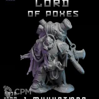 Описание картинки Lord of Poxes от DREAMCUBE по цене 350руб | Свободный Рынок Миниатюр - СРМ