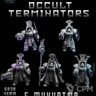 Описание картинки Scarab Occult Terminators от DREAMCUBE по цене 680руб | Свободный Рынок Миниатюр - СРМ