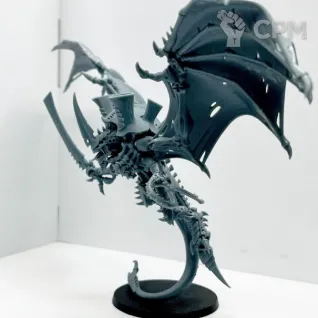 Описание картинки Winged Hive Tyrant от DREAMCUBE по цене 1 050руб | Свободный Рынок Миниатюр - СРМ