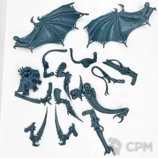 Описание картинки Winged Hive Tyrant от DREAMCUBE по цене 1 050руб | Свободный Рынок Миниатюр - СРМ