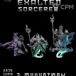 Описание картинки Exalted Sorcerer от DREAMCUBE по цене 600руб | Свободный Рынок Миниатюр - СРМ