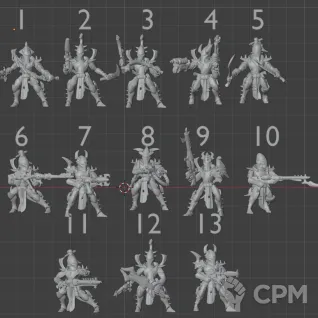 Описание картинки Kabalite warriors - 1 Штука от MrMetalHorror по цене 100руб | Свободный Рынок Миниатюр - СРМ