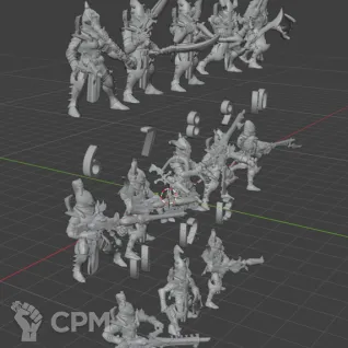 Описание картинки Kabalite warriors - 1 Штука от MrMetalHorror по цене 100руб | Свободный Рынок Миниатюр - СРМ