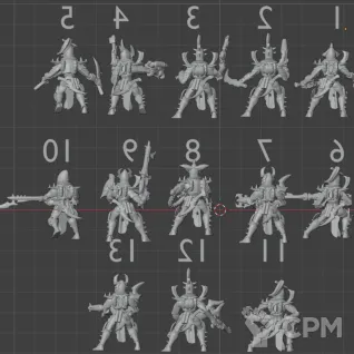 Описание картинки Kabalite warriors - 1 Штука от MrMetalHorror по цене 100руб | Свободный Рынок Миниатюр - СРМ