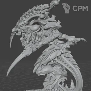 Описание картинки Lictor от MrMetalHorror по цене 350руб | Свободный Рынок Миниатюр - СРМ
