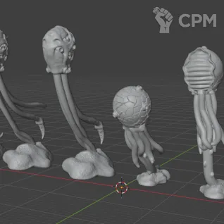 Описание картинки Spore Mines Cluster - 3 Штуки от MrMetalHorror по цене 150руб | Свободный Рынок Миниатюр - СРМ