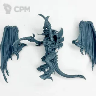 Описание картинки Winged Tyranid Prime от DREAMCUBE по цене 410руб | Свободный Рынок Миниатюр - СРМ