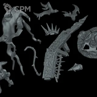 Описание картинки Deathmaster Crixxit от Бруталити по цене 550руб | Свободный Рынок Миниатюр - СРМ