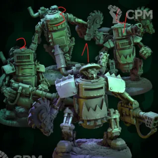 Описание картинки Killa kans - 3 Штуки от MrMetalHorror по цене 1 680руб | Свободный Рынок Миниатюр - СРМ
