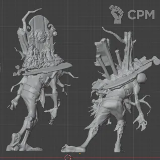 Описание картинки Сursed Zombies - 4 Штуки - Скан от MrMetalHorror по цене 300руб | Свободный Рынок Миниатюр - СРМ