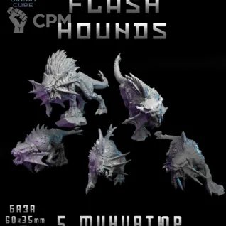 Описание картинки Flesh Hounds от DREAMCUBE по цене 680руб | Свободный Рынок Миниатюр - СРМ