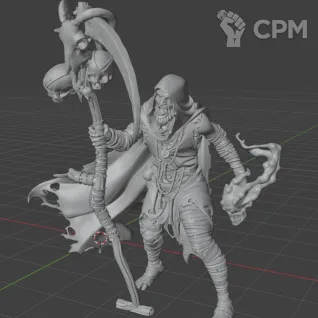 Описание картинки Necromancer от MrMetalHorror по цене 350руб | Свободный Рынок Миниатюр - СРМ