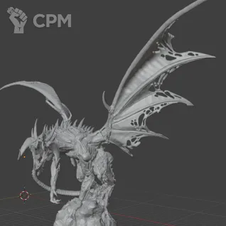 Описание картинки Revenant Draconith от MrMetalHorror по цене 3 500руб | Свободный Рынок Миниатюр - СРМ