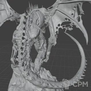 Описание картинки Revenant Draconith от MrMetalHorror по цене 3 500руб | Свободный Рынок Миниатюр - СРМ