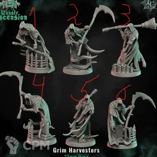 Описание картинки Grimghast Reapers - 1 Штука от MrMetalHorror по цене 100руб | Свободный Рынок Миниатюр - СРМ