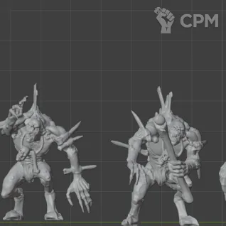 Описание картинки Crypt Ghouls - Скан - 3 Штуки от MrMetalHorror по цене 700руб | Свободный Рынок Миниатюр - СРМ