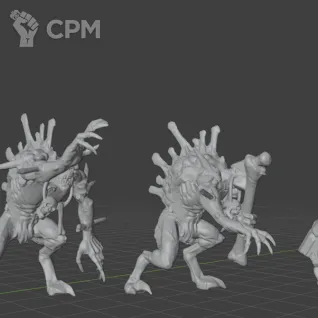 Описание картинки Crypt Ghouls - Скан - 3 Штуки от MrMetalHorror по цене 700руб | Свободный Рынок Миниатюр - СРМ