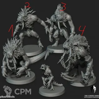 Описание картинки Crypt Ghouls - 3 Штуки от MrMetalHorror по цене 700руб | Свободный Рынок Миниатюр - СРМ