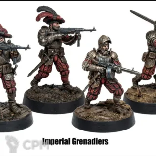 Описание картинки Imperial Grenadiers от Manufactorum76 по цене 640руб | Свободный Рынок Миниатюр - СРМ