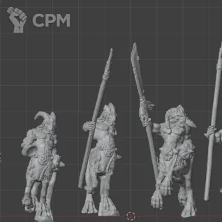Описание картинки Centigor Herds - Скан от MrMetalHorror по цене 800руб | Свободный Рынок Миниатюр - СРМ