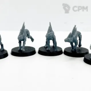 Описание картинки Kroot hounds от DREAMCUBE по цене 350руб | Свободный Рынок Миниатюр - СРМ