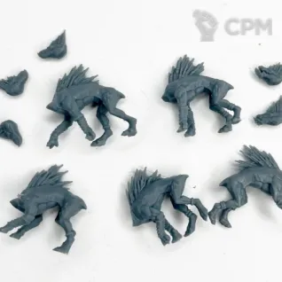 Описание картинки Kroot hounds от DREAMCUBE по цене 350руб | Свободный Рынок Миниатюр - СРМ