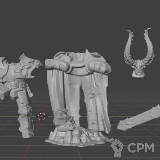Описание картинки Chaos Lord - Скан от MrMetalHorror по цене 150руб | Свободный Рынок Миниатюр - СРМ