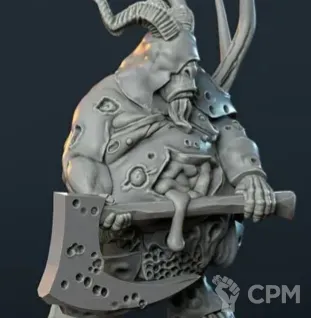 Описание картинки Lord of Plagues от MrMetalHorror по цене 300руб | Свободный Рынок Миниатюр - СРМ