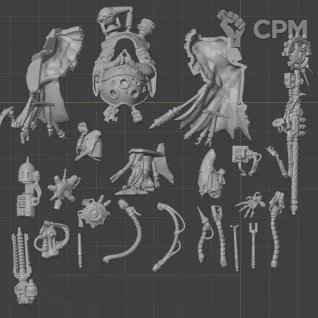Описание картинки Tech-Priest Manipulus - Скан от MrMetalHorror по цене 350руб | Свободный Рынок Миниатюр - СРМ