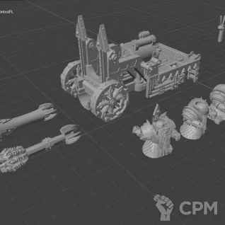 Описание картинки Deathshrieker Rocket Launcher от MrMetalHorror по цене 1 500руб | Свободный Рынок Миниатюр - СРМ